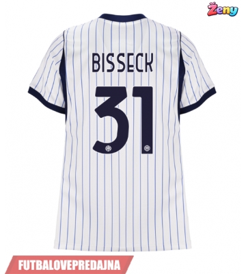 Lacne Ženy Futbalové dres Inter Milan Yann Bisseck #31 2026-27 Krátky Rukáv - Preč
